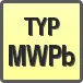 Piktogram - Typ: MWPb